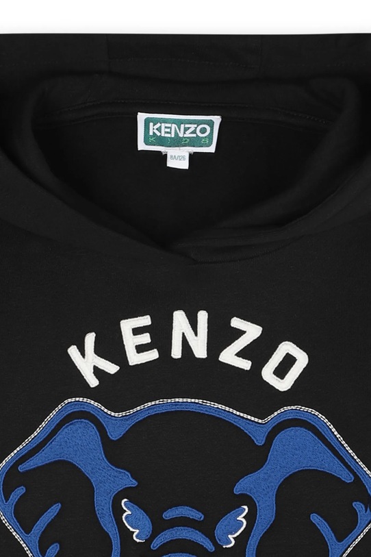 Kenzo Kids bluza bawełniana dziecięca czarny K61437.114.150