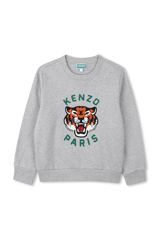 Kenzo Kids bluza bawełniana dziecięca nadruk szary K61509.114.150