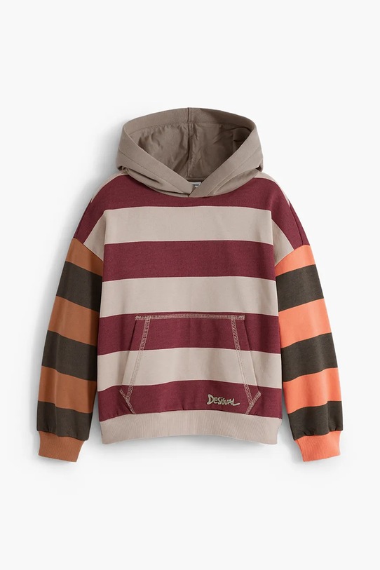Desigual hanorac de bumbac pentru copii 25WBSK05 bej AW25