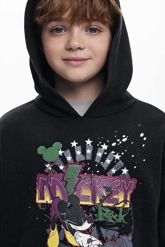 Mikina Desigual 25WBSK07 čierna