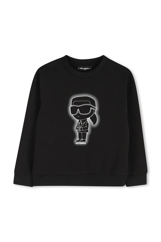 Παιδική μπλούζα Karl Lagerfeld Z30637.86.108 μαύρο AW25