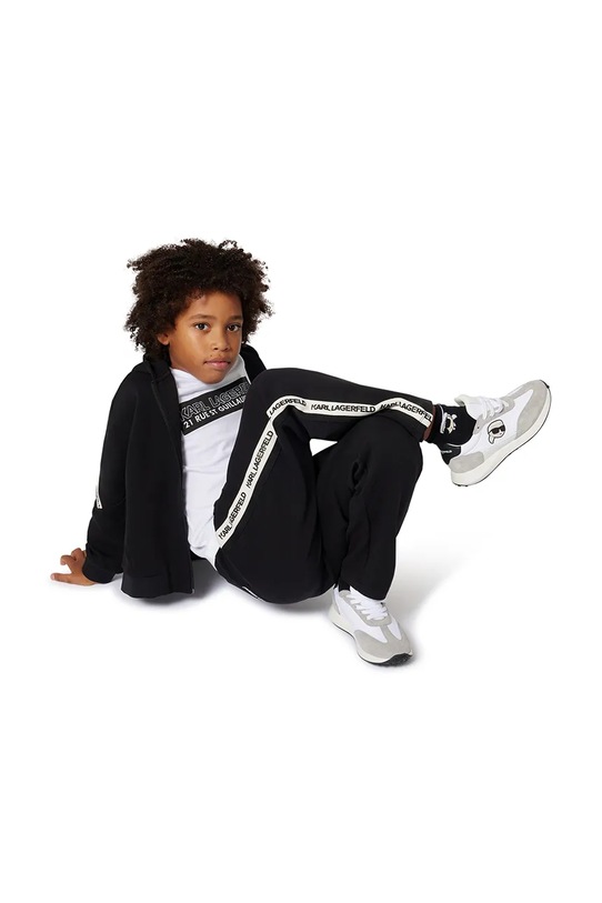Karl Lagerfeld felpa per bambini con nero Z30641.86.108
