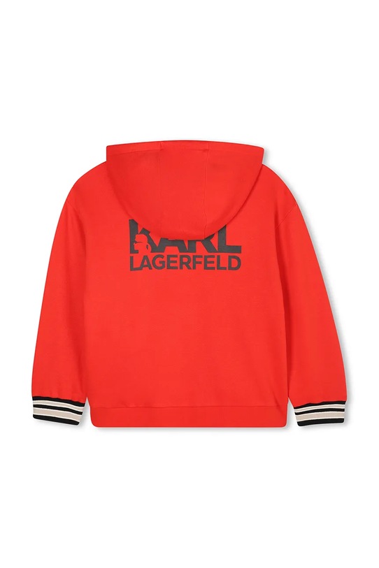 Chłopiec Karl Lagerfeld bluza bawełniana dziecięca Z30643.86.108 czerwony