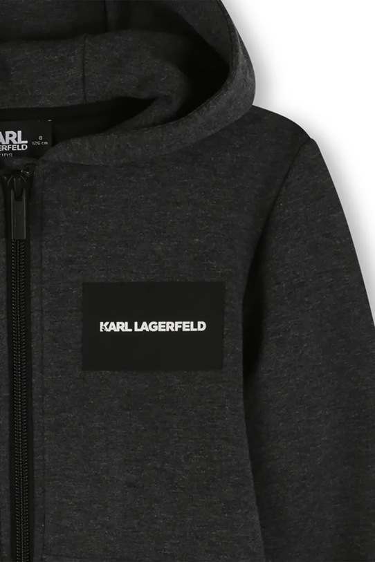 Karl Lagerfeld bluza dziecięca szary Z30645.86.108