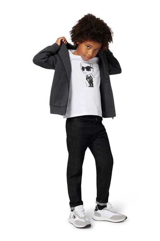 Karl Lagerfeld bluza dziecięca Z30645.162.174 szary