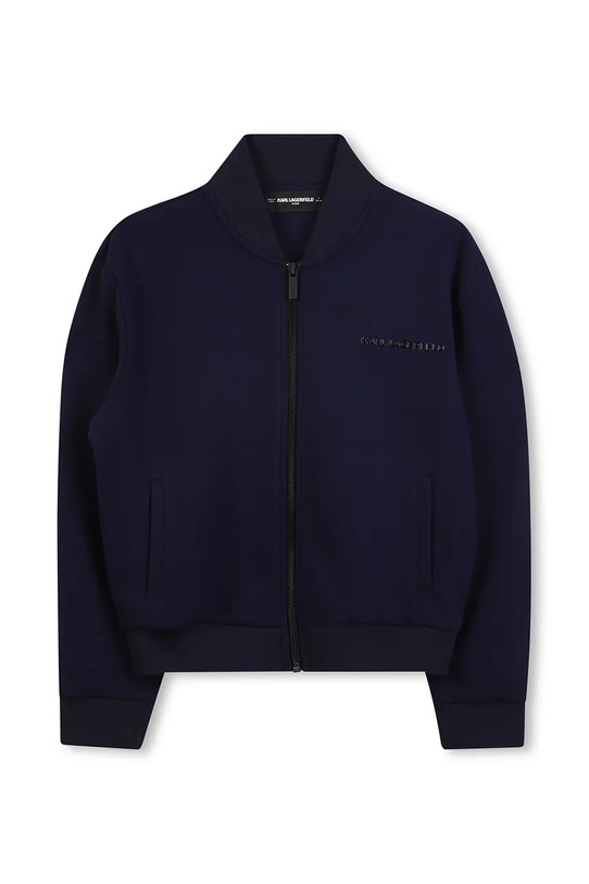 Karl Lagerfeld bluza dziecięca z elastanem granatowy Z30646.114.150