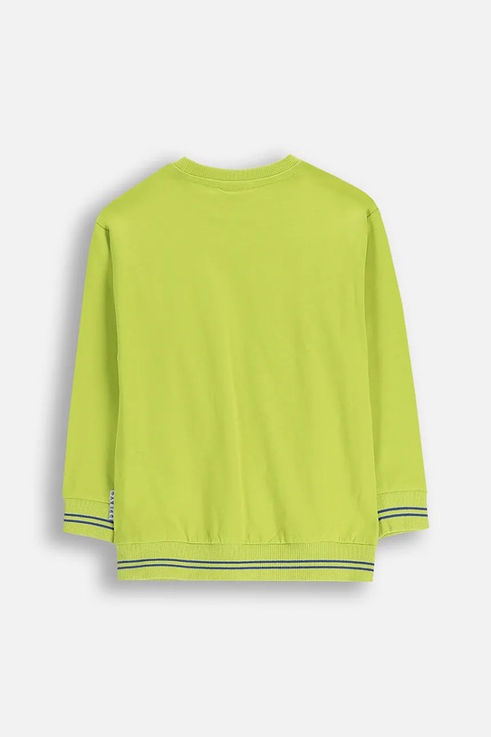 Coccodrillo bluza bawełniana dziecięca ZC5143103ABK zielony AW25