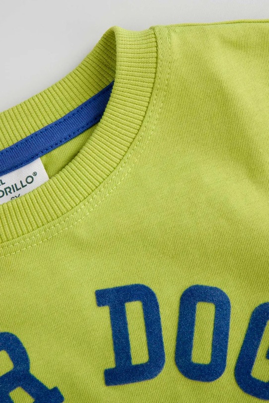 BIMBO Coccodrillo felpa in cotone bambino/a ZC5143103ABK verde