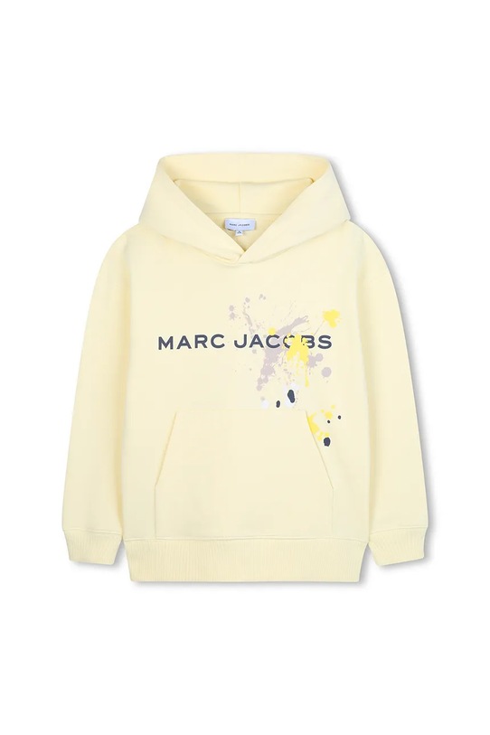 Παιδική βαμβακερή μπλούζα Marc Jacobs στάμπα κίτρινο W60632