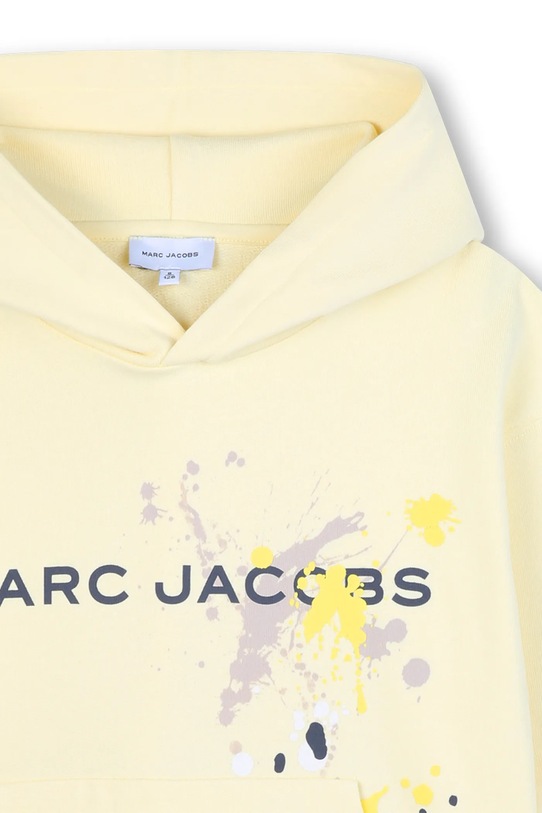 Αγορίστικα Παιδική βαμβακερή μπλούζα Marc Jacobs W60632 κίτρινο