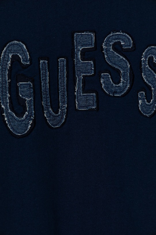 Мальчик Детская хлопковая кофта Guess L5BQ02.KAD74.9BYA тёмно-синий