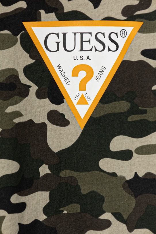 Chłopiec Guess bluza bawełniana dziecięca L5BQ05.KAD74.9BYA zielony