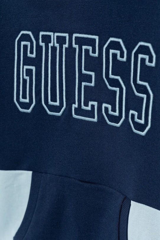 Chłopiec Guess bluza bawełniana dziecięca N5BQ01.KAX74.9BYA niebieski