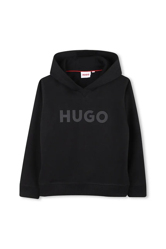 Παιδική μπλούζα HUGO στάμπα μαύρο G00446.114.150