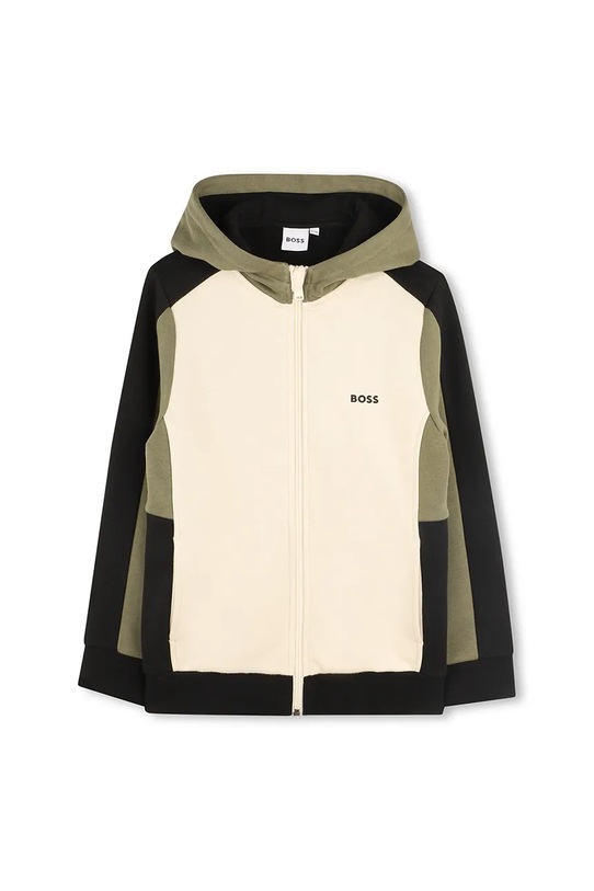 BOSS bluza dziecięca J52322.114.150 beżowy AW25