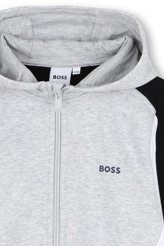 Chłopiec BOSS bluza dziecięca J52322.162.174 szary