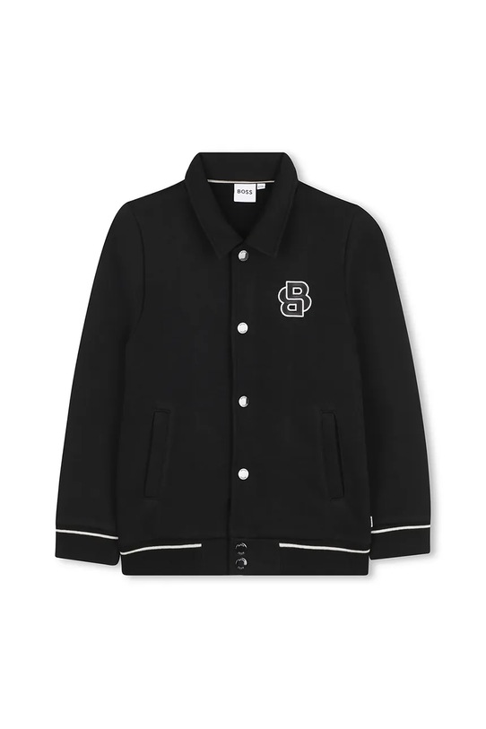 BOSS bluza dziecięca J52325.114.150 czarny AW25