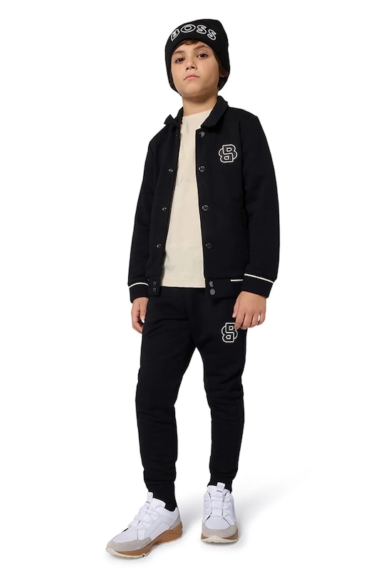 BOSS bluza dziecięca J52325.162.174 czarny