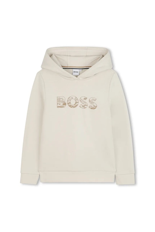 BOSS bluza dziecięca z kapturem beżowy J52355.162.174