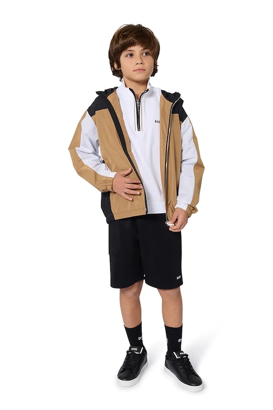 BOSS bluză copii uni alb J52359.162.174