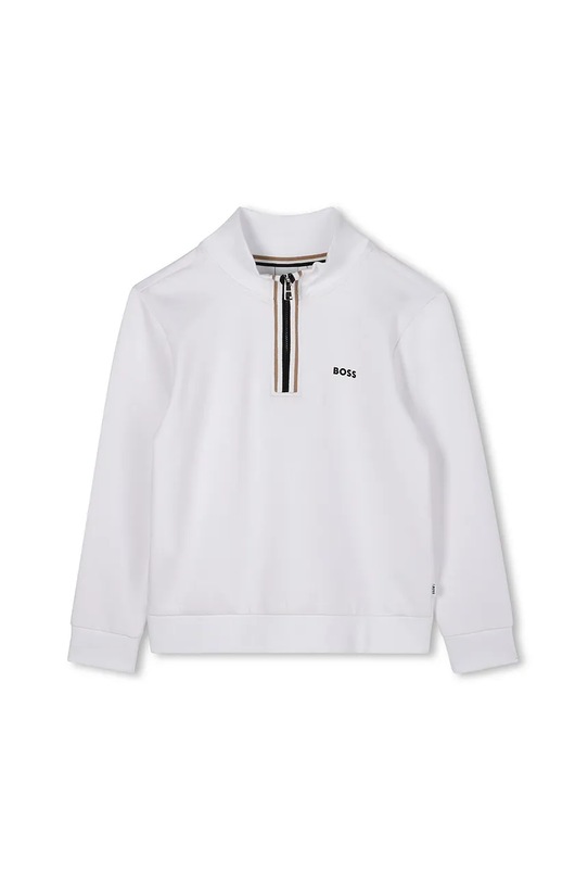 Παιδική μπλούζα BOSS J52359.162.174 λευκό AW25