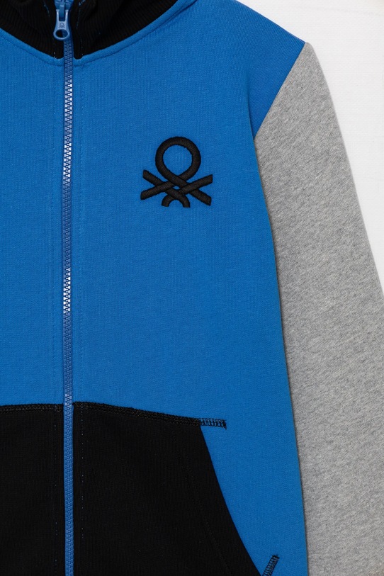 Chłopiec United Colors of Benetton bluza bawełniana dziecięca 3J68C501B.G.Season.9BYA niebieski