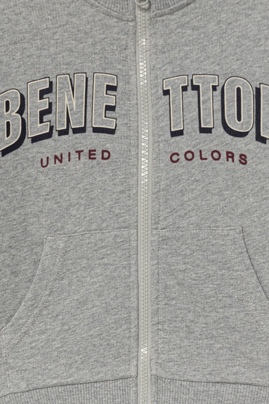 Chłopiec United Colors of Benetton bluza bawełniana dziecięca 3J70G503X.P.seasonal szary