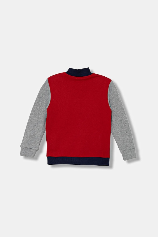 Dětská bavlněná mikina United Colors of Benetton 3J70G503X.P.seasonal červená AW25