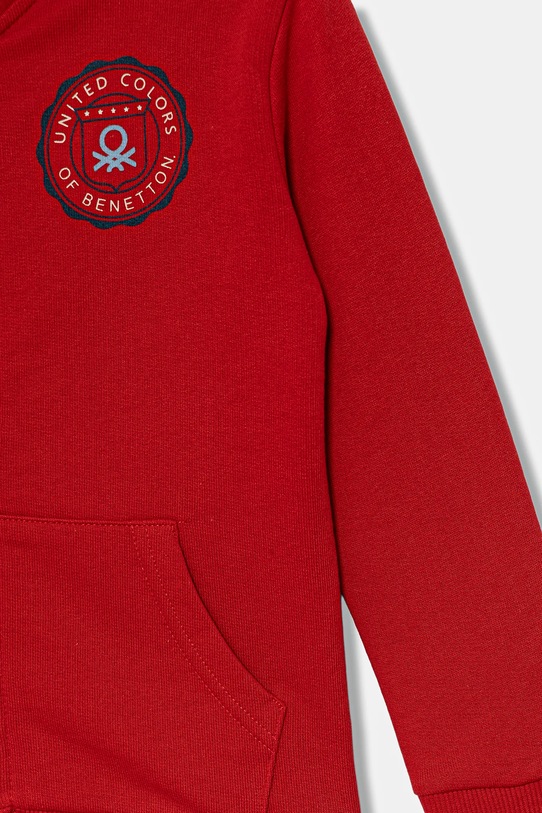 Chłopiec United Colors of Benetton bluza bawełniana dziecięca 3J70G503X.P.seasonal czerwony