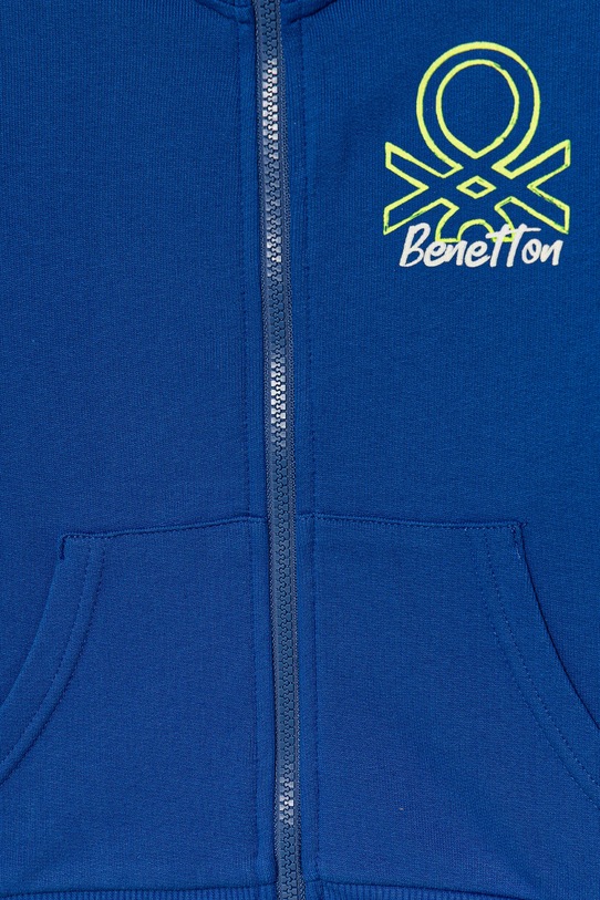 Chłopiec United Colors of Benetton bluza bawełniana dziecięca 3J70G503X.P.seasonal niebieski