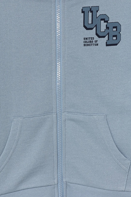Chłopiec United Colors of Benetton bluza bawełniana dziecięca 3J70G503X.P.seasonal niebieski