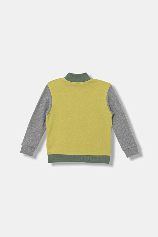 United Colors of Benetton bluza bawełniana dziecięca 3J70G503X.P.seasonal zielony AW25