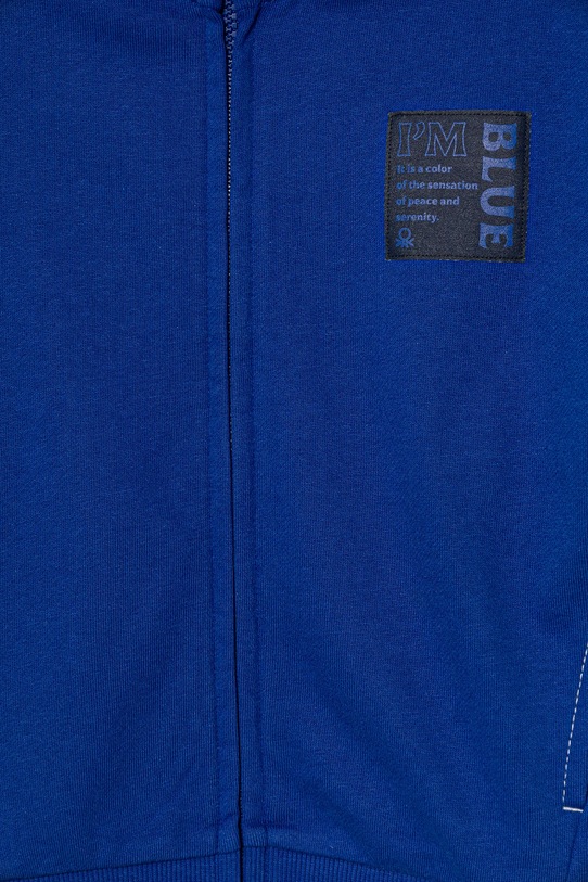 Chłopiec United Colors of Benetton bluza bawełniana dziecięca 3NBMG5042.P.seasonal niebieski