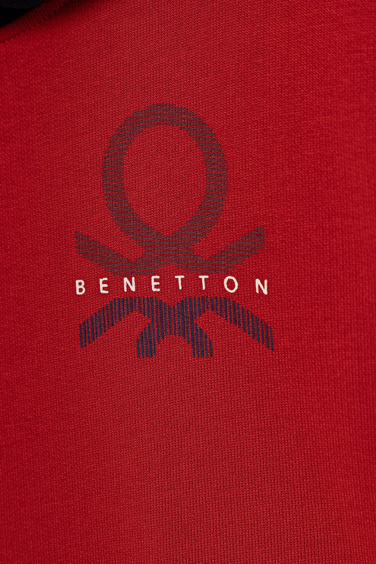 Αγορίστικα Παιδική βαμβακερή μπλούζα United Colors of Benetton 3J68C204V.G.seasonal κόκκινο