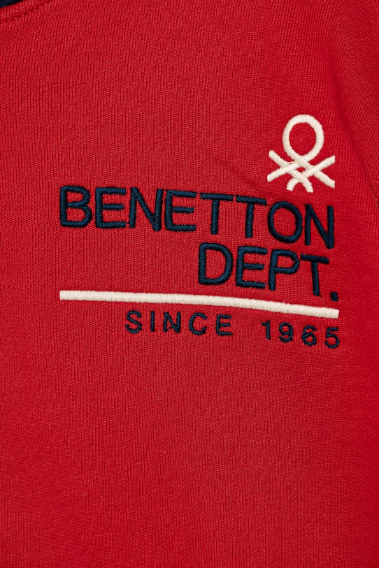 Chłopiec United Colors of Benetton bluza bawełniana dziecięca 3J68C505C.G.seasonal czerwony