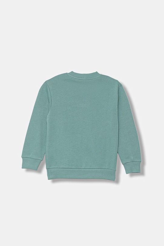 United Colors of Benetton hanorac de bumbac pentru copii 3J68G10KN.P.seasonal turcoaz AW25