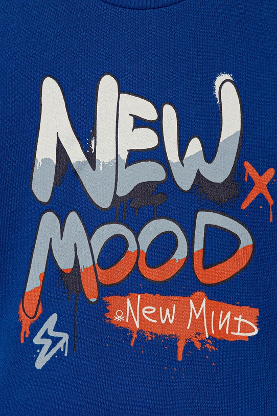 CHLAPEC Dětská bavlněná mikina United Colors of Benetton 3J68G10KN.P.seasonal modrá