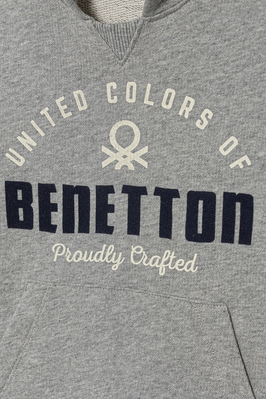Chłopiec United Colors of Benetton bluza bawełniana dziecięca 3J68G2014.P.seasonal szary