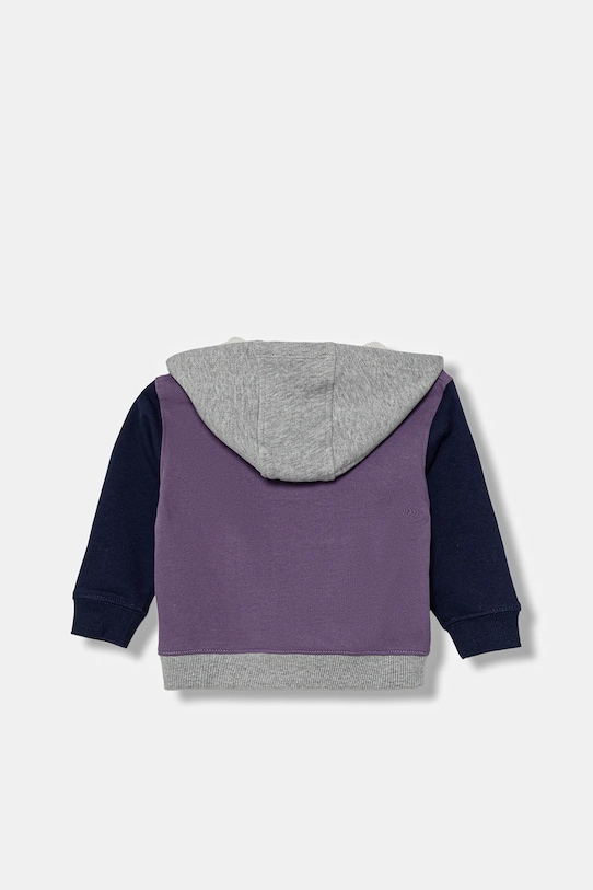 Dětská bavlněná mikina United Colors of Benetton 3J68G2014.P.seasonal fialová AW25