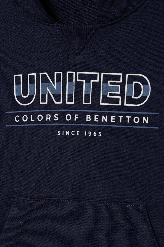 Chłopiec United Colors of Benetton bluza bawełniana dziecięca 3J68G2014.P.seasonal granatowy