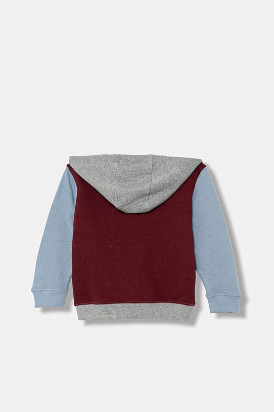 United Colors of Benetton bluza bawełniana dziecięca 3J68G2014.P.seasonal bordowy AW25