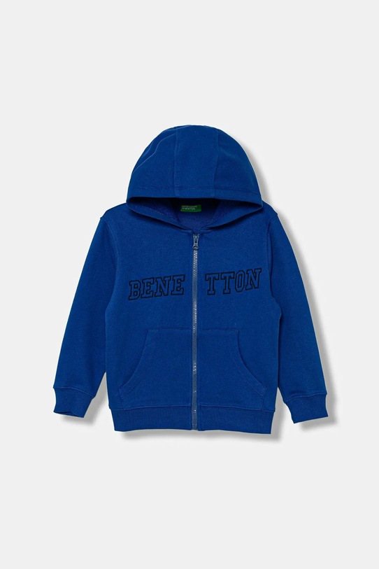 United Colors of Benetton bluza bawełniana dziecięca bawełna niebieski 3J68G503V.P.seasonal