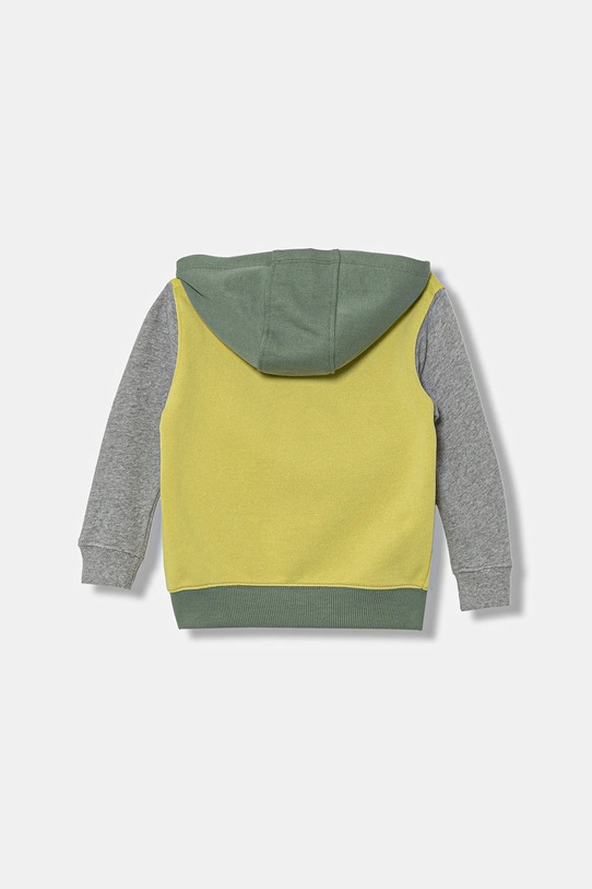 United Colors of Benetton bluza bawełniana dziecięca 3J68G503V.P.seasonal zielony AW25