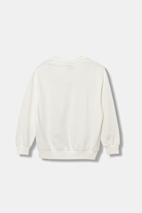 Detská bavlnená mikina United Colors of Benetton 3J70C10R4.G.seasonal biela AW25