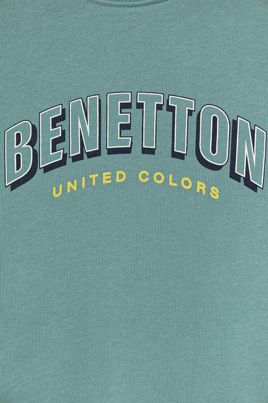 BIMBO United Colors of Benetton felpa in cotone bambino/a 3J70G10JY.P.seasonal turchese