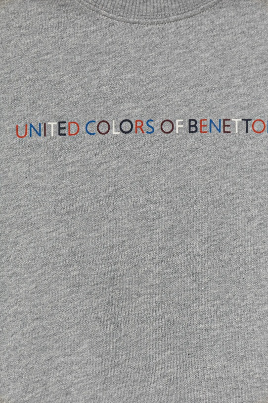Αγορίστικα Παιδική βαμβακερή μπλούζα United Colors of Benetton 3J70G10JY.P.seasonal γκρί
