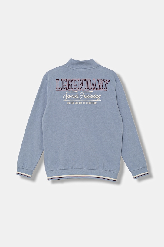 United Colors of Benetton bluza dziecięca 32N4C10PS.G.seasonal niebieski AW25