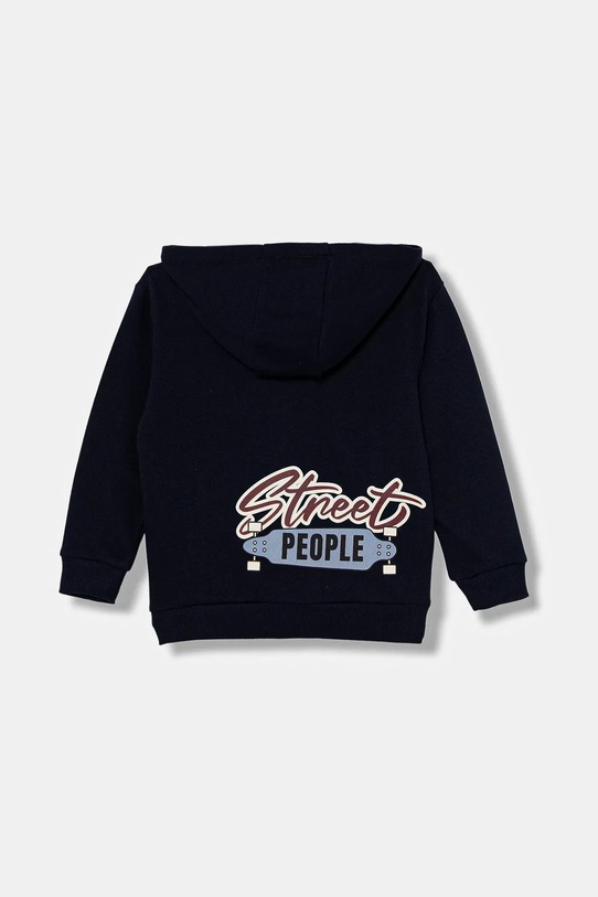 Детская хлопковая кофта United Colors of Benetton 3J68G503Y.P.seasonal тёмно-синий AW25