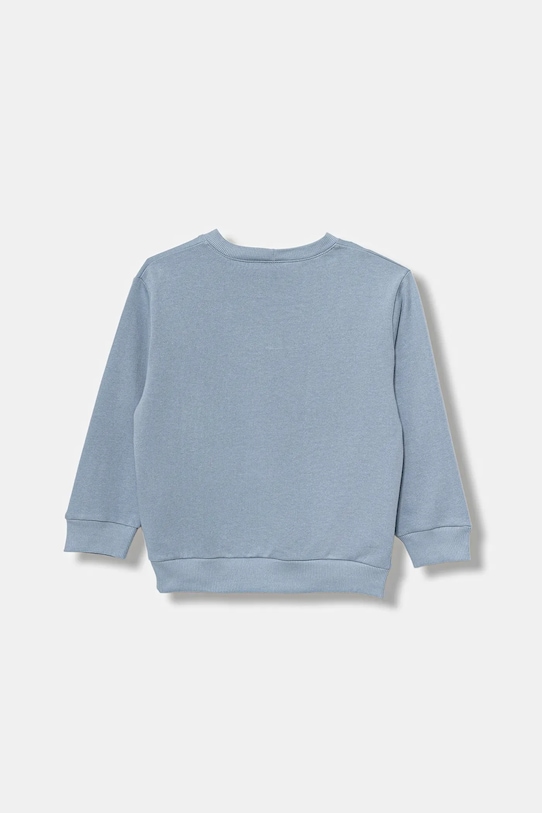 United Colors of Benetton hanorac de bumbac pentru copii 3J70G10KF.P.seasonal albastru AW25