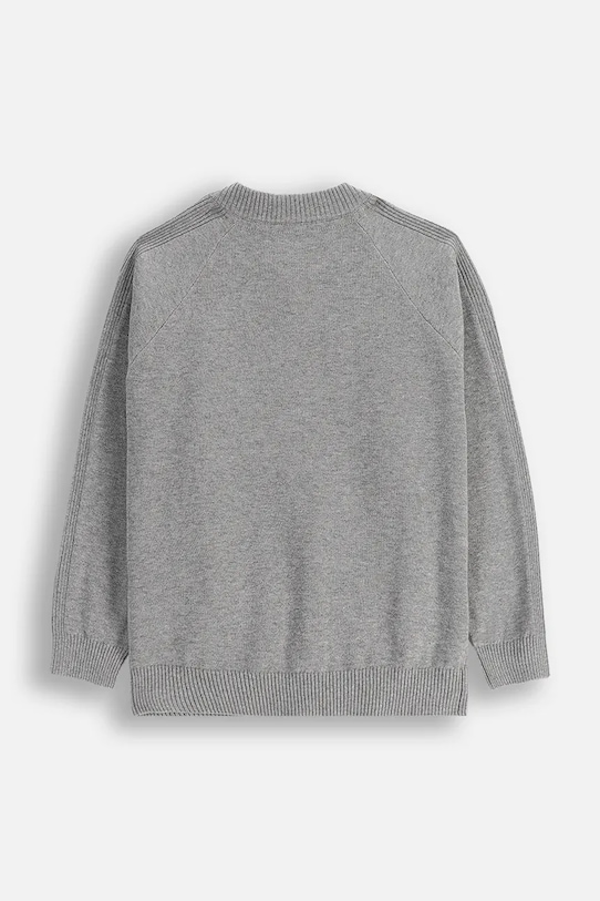 Coccodrillo bluza bawełniana dziecięca ZC5172201CBJ szary AW25